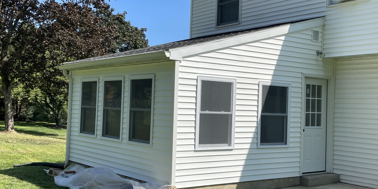 New Residential Siding on Addition in Downingtown, PA