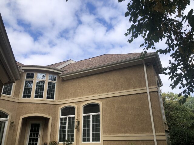 This shingle roof is starting to come together