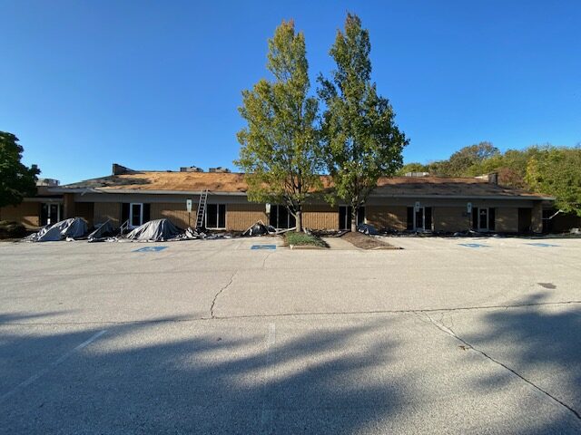 Removal of old roofing